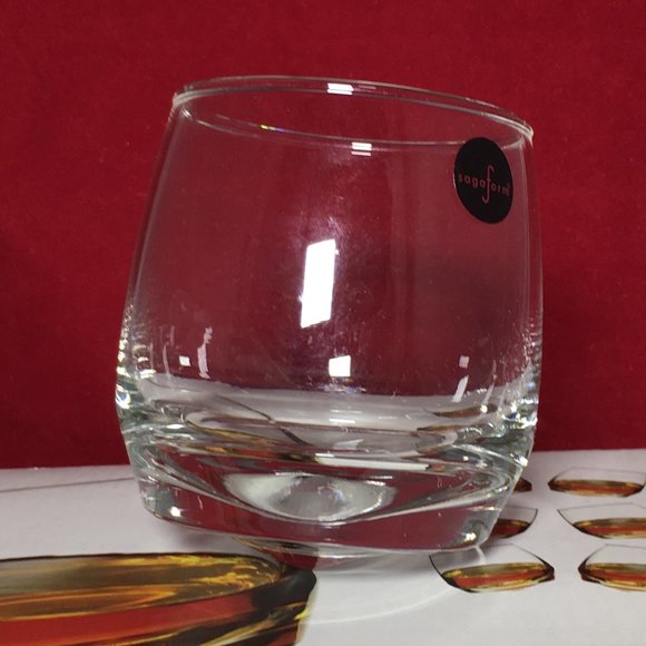 NWT- SAGAFORM  Rocking Whiskey Glasses Set of 6, 6.75 oz - Picture 1 of 14